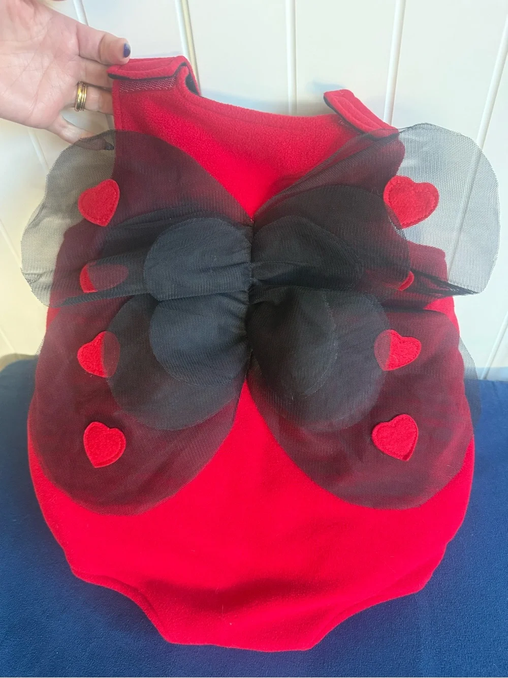 The Children's Place Red Ladybug Costume with Heart Accents